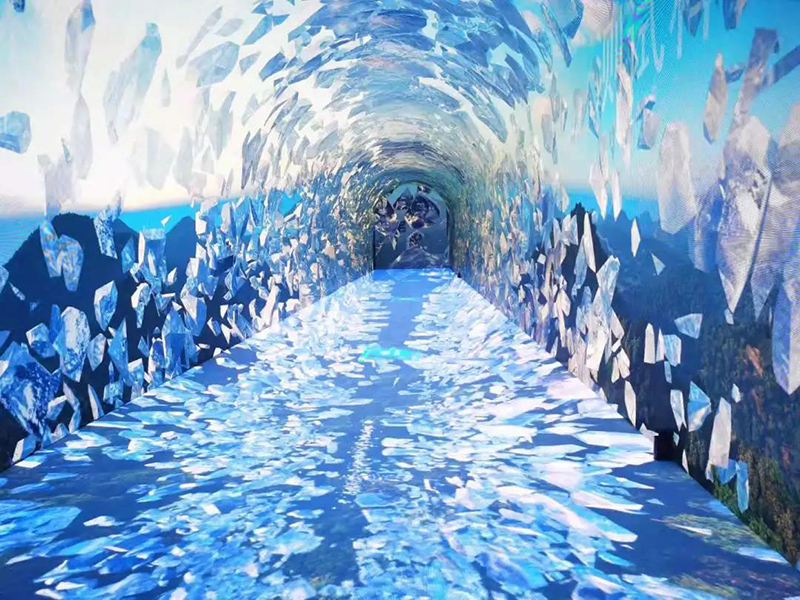 杭州梦幻千岛湖时光隧道项目（LED天幕+LED地砖屏）